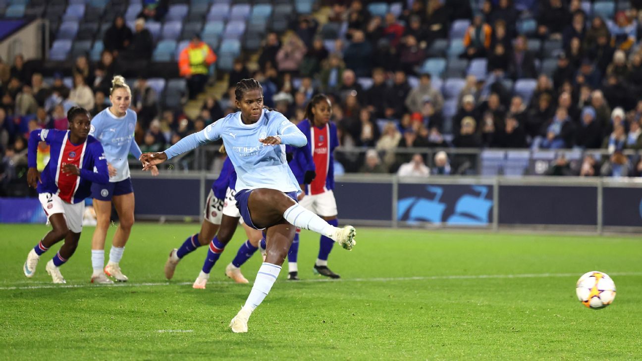 Manchester City Denied First Women's Champions League Win as PSG Snatch Late Draw