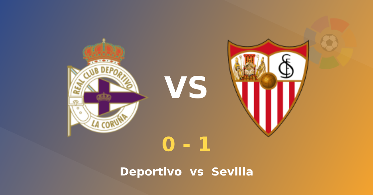 Sevilla edge Deportivo de A Coruña in narrow LaLiga contest