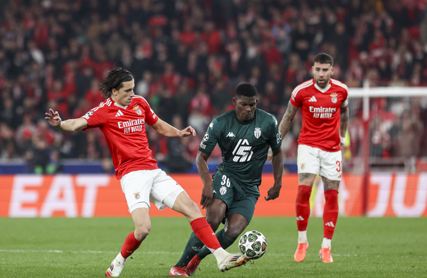 Benfica beat Monaco to book their place in the Champions League Round of 16