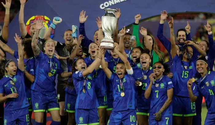 Brazil's women's national team wins the Copa América for the ninth time in their history
