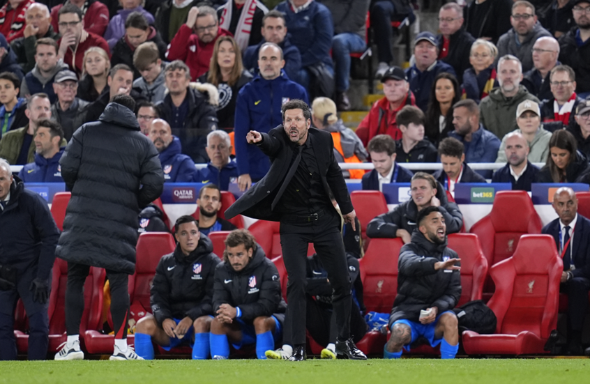 UEFA punishes Atletico Madrid coach for his conduct in Liverpool match