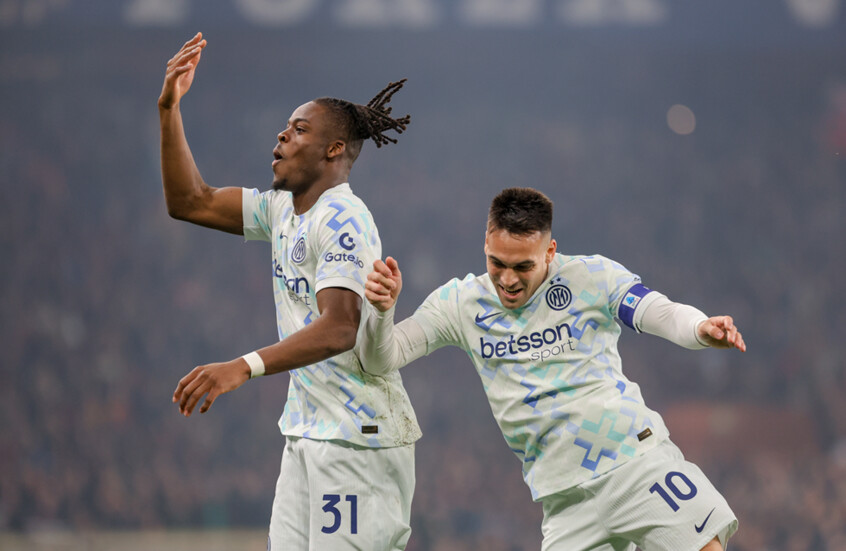 Inter Milan climbs to the top of Serie A.