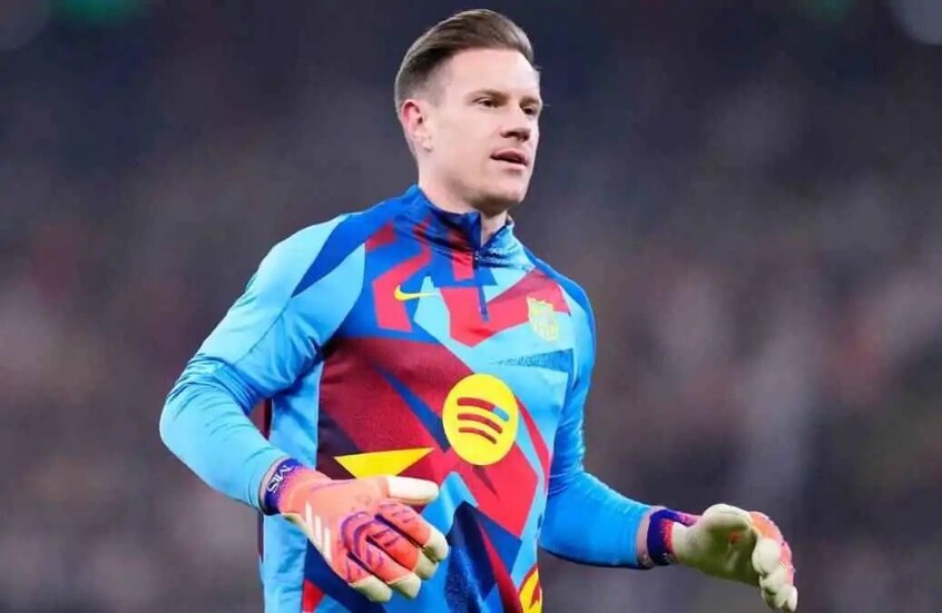 Ter Stegen undergoes medical with his new club