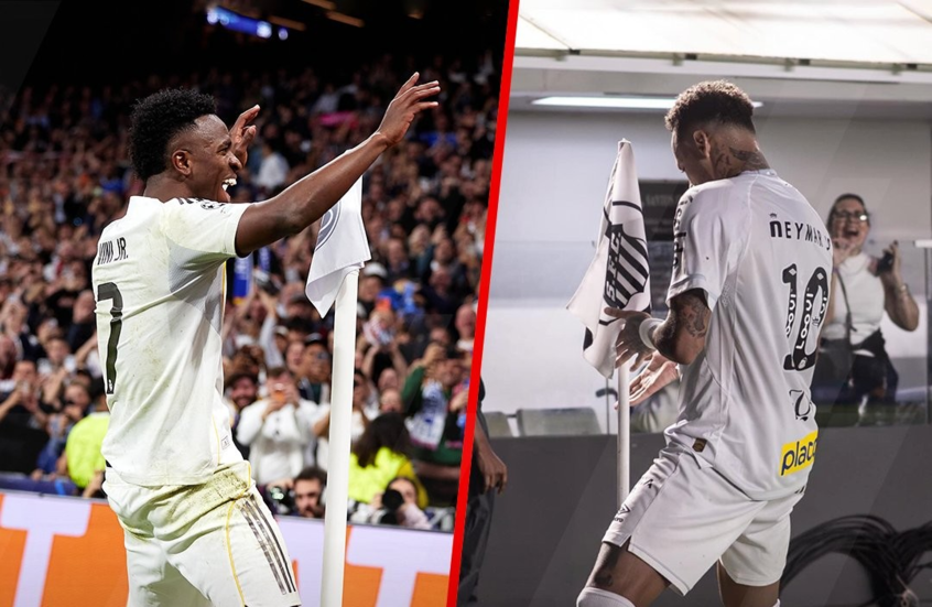 Neymar celebrates his goal with the infamous Vini dance (video)