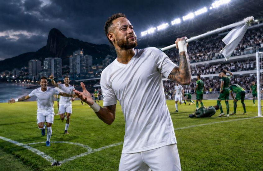 WATCH: Neymar saves Santos from defeat (Video)