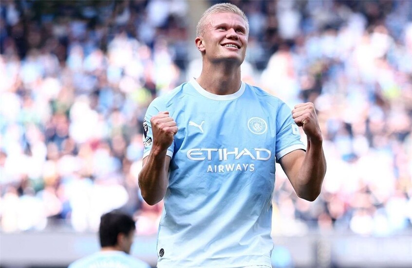 Haaland Nears Historic Record Ahead of Manchester United Clash